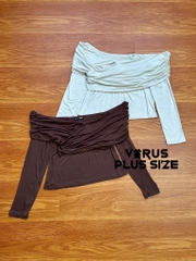 Áo bẹt vai Fashion thun bigsize