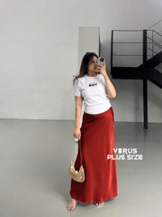 Chân váy lụa primark zip hông