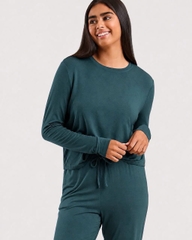 Bộ mặc nhà nuuds ống bo bigsize thun mỏng mát