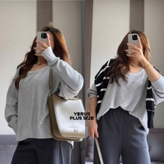 Áo thun tay dài cánh dơi OFFLINE bigsize