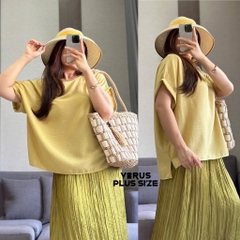 Áo tay nối Primark linen thoáng mát bigsize