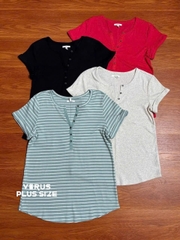 Áo thun henley maurice bigsize