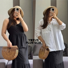 Đầm maxi Lant bryan thêu lỗ bigsize
