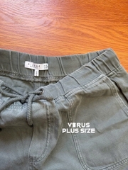 Quần short jean Dluxe lưng thun bigsize