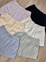 Quần short nỉ  bigsize xuất xịn chất mềm mịn