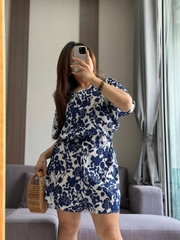 Set Shein áo/quần nền hoa mát mắt xuất xịn bigsize