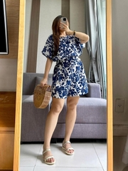 Set Shein áo/quần nền hoa mát mắt xuất xịn bigsize