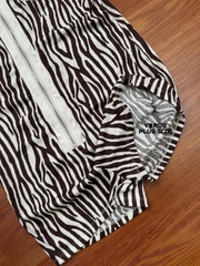 Jumsuit zip fashion nâu vằn xuất xịn
