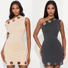 Đầm lệch vai Fashion thun dày dặn bigsize