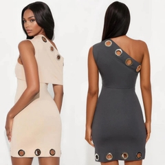 Đầm lệch vai Fashion thun dày dặn bigsize