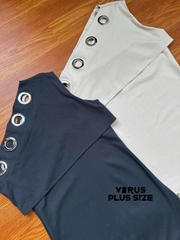 Đầm lệch vai Fashion thun dày dặn bigsize
