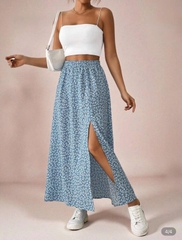 Chân váy midi Shein xẻ bigsize xuất xịn