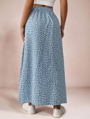 Chân váy midi Shein xẻ bigsize xuất xịn