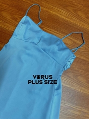 Đầm dây lụa urban cột lưng xuất xịn bigsize