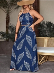 Set Shein maxi summer vibe bigsize xuất xịn