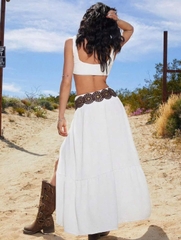 Chân váy maxi Shein xẻ bigsize xuất xịn