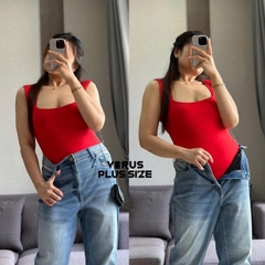 Bodysuit Fashion cộc tay xuất xịn bigsize