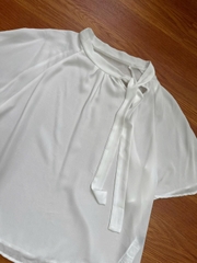 Áo voan Shein cột tay loe  thanh lịch bigsize