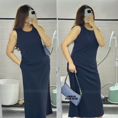 Đầm cộc tay Uni thun thoáng mát bigsize