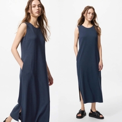Đầm cộc tay Uni thun thoáng mát bigsize