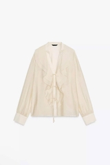 Áo somi kiểu ZAra cổ V bèo xuất xịn bigsize