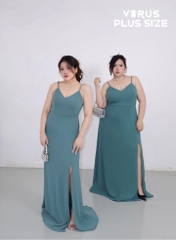 Đầm tiệc birdy gr3y maxi bigsize xẻ tà xuất xịn