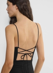 Đầm dây cột lưng aritzia bigsize
