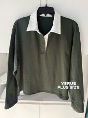 Áo polo trơn un1 tay dài basic bigsize