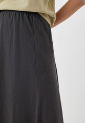 Chân váy un1 lưng thun bigsize cotton thoáng mát che khuyết điểm(hàng cắt tag)