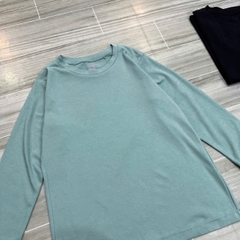 Áo thun tay dài g@p thun mát mịn bigsize