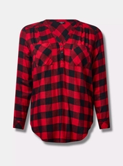 Áo somi caro torrid bigsize vạt bầu