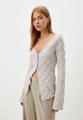 Áo GJ nhún tay loe bigsize xuất xịn