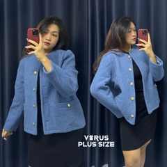 Áo khoác dạ ngắn Lacien bigsize(hàng lỗi xước lưng)