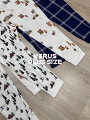 Bộ dài Natural henley bigsize xuất xịn