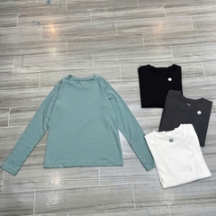 Áo thun tay dài g@p thun mát mịn bigsize