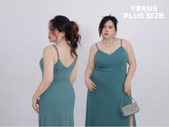 Đầm tiệc birdy gr3y maxi bigsize xẻ tà xuất xịn