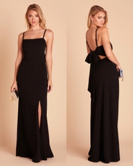Đầm tiệc Birdy 2 dây cột lưng maxi xẻ tà bigsize