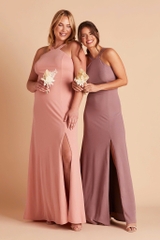 Đầm tiệc Birdy maxi cổ yếm bigsize xẻ tà