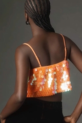 Áo dây anth sequin giả xà cừ bigsize