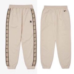 Jogger nỉ MLB sọc kem dày dặn xuất xịn bigsize