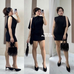 Đầm voan lệch vai Xoài mng xuất xịn bigsize(mngdlv)