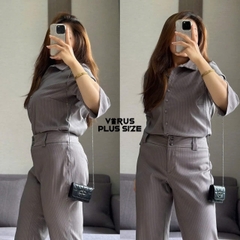 Quần tây sọc f21plus rayon bigsize