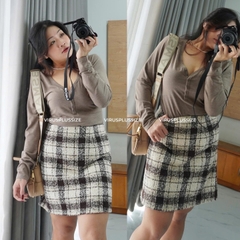 Bodysuit henley Aber chất thun đanh mịn bigsize