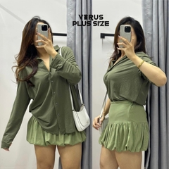 Chân váy linen bí Love tree xuất xịn