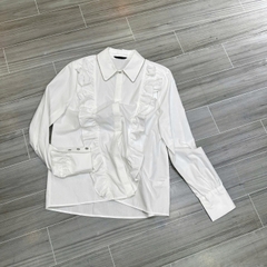 Áo somi Z@ra viền bèo xuất xịn
