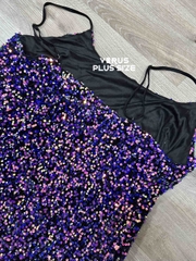 [Có Bigsize] Đầm hai dây bp sequin xuất xịn