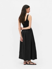 Đầm dây Primark tùng phối lụa Bigsize