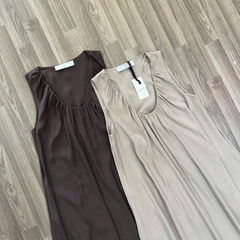 Đầm cổ U maxi primark cộc tay bigsize