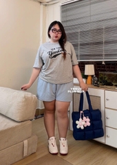 Quần short nỉ  bigsize xuất xịn chất mềm mịn