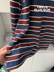 Áo polo sọc un1 cotton thoáng mát bigsize